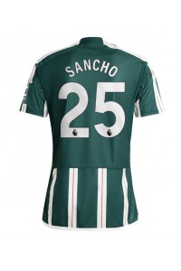 Fotbalové Dres Manchester United Jadon Sancho #25 Venkovní Oblečení 2023-24 Krátký Rukáv